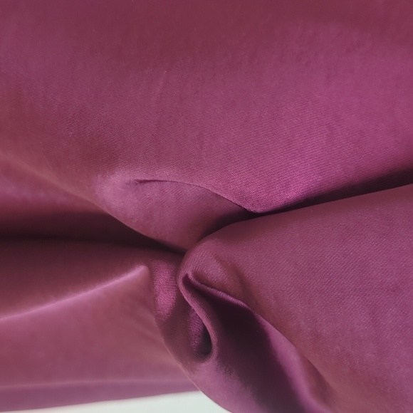 Bar III burgundy satin loose fitting scoop neck camisole thin strap tank top - Picture 3 of 8